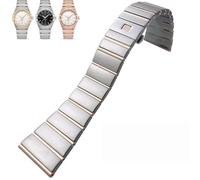 CHCWR 15 mm 17 mm 18 mm 2 mm 25 mm a forma concava in acciaio inossidabile adatto per costellazione omega cinghia d'orologio argento braccialetti solidi