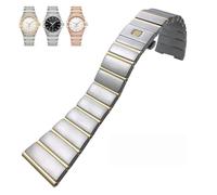 CHCWR 15 mm 17 mm 18 mm 2 mm 25 mm a forma concava in acciaio inossidabile adatto per costellazione omega cinghia d'orologio argento braccialetti solidi