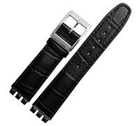 CHCWR 17mm 19 mm Cnoccata di polso in pelle velecuite per la fascia da orologio da uomo uomo Accessori per la banda di guardia del braccialetto da donna.