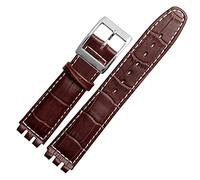 CHCWR 17mm 19 mm Cnoccata di polso in pelle velecuite per la fascia da orologio da uomo uomo Accessori per la banda di guardia del braccialetto da donna.