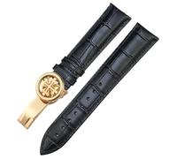 CHCWR 19mm 20mm 21mm 22 mm cinghia di orologio in pelle reale ， per Aquanaut pp 5167A Cowhide Watchband Butterfly Buckle