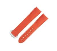 CHCWR 20 mm Nuova fascia d'oro in tessuto in nylon arancione adatto per cinturino Omega per AT150 Seamaster 300 Planet Ocean De Ville Speedmaster End Watch Band