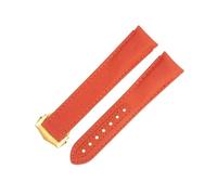 CHCWR 20 mm Nuovo arancione ad alta densità ad alta densità Nylon Hide Watchbands per cinturino Omega per AT150 Seamaster 300 Planet Ocean De Ville Speedmaster End Watch Band