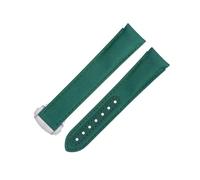 CHCWR 20 mm Nuovo fascia d'oro in tessuto in nylon verde adatto per cinturino Omega per AT150 Seamaster 300 Pianeta Ocean De Ville Speedmaster End Watch Band