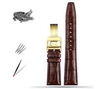 CHCWR 20mm 21mm 22mm Crocodile Skin Watch Band Sostituzione per IWC Portugieser Porotfino Family PILOT's Watches Strap Folling Filla pieghevole