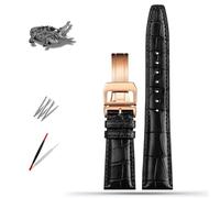 CHCWR 20mm 21mm 22mm Crocodile Skin Watch Band Sostituzione per IWC Portugieser Porotfino Family PILOT's Watches Strap Folling Filla pieghevole