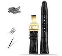 CHCWR 20mm 21mm 22mm Crocodile Skin Watch Band Sostituzione per IWC Portugieser Porotfino Family PILOT's Watches Strap Folling Filla pieghevole