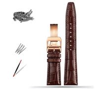 CHCWR 20mm 21mm 22mm Crocodile Skin Watch Band Sostituzione per IWC Portugieser Porotfino Family PILOT's Watches Strap Folling Filla pieghevole