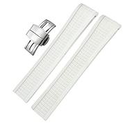 CHCWR 21mm Colorful FluoUns in gomma fluoro di guardia per Patek 5164A 5167a Aquanaut Philippe Series Serie Butterfly Silicone Watch Strap per uomo e donna