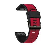 CHCWR 26 mm cinghie di orologi a rilascio rapido per 7 7x easyfit silicone wirstband/nero giallo/feni* 7*