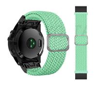 CHCWR 26 mm Sport Nylon Watchband Glrstrap per Fenix 7 7x 6x 6 Pro 5x 5 Epix 3HR Easy Fit Fit Quick Release Bracciale (colore: rosso e bianco, dimensione: 22 mm Fenix 5 6 935)