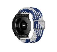 CHCWR 26 mm Sport Nylon Watchband Glrstrap per Fenix 7 7x 6x 6 Pro 5x 5 Epix 3HR Easy Fit Fit Quick Release Bracciale (colore: rosso e bianco, dimensione: 22 mm Fenix 5 6 935)