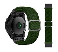 CHCWR 26 mm Sport Nylon Watchband Glrstrap per Fenix 7 7x 6x 6 Pro 5x 5 Epix 3HR Easy Fit Fit Quick Release Bracciale (colore: rosso e bianco, dimensione: 22 mm Fenix 5 6 935)