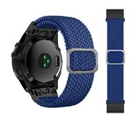 CHCWR 26 mm Sport Nylon Watchband Glrstrap per Fenix 7 7x 6x 6 Pro 5x 5 Epix 3HR Easy Fit Fit Quick Release Bracciale (colore: rosso e bianco, dimensione: 22 mm Fenix 5 6 935)