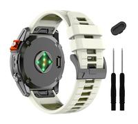 CHCWR 26mm Fenix 7x 6x Pro 5x Plus Banda di orologio QuickFit, cinghia di silicone morbido ， per enduro 2/discesa mk2i/mk3i 51mm/tactix 7pro/epix pro 51mm braccialetto