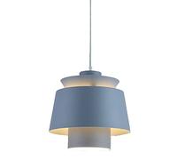 CHCWR Accensione a Sospensione per Piccola Testa a Singola Testa del Ristorante in Metallo Industriale Appeso Lampada Vintage Regolabile Lampada a soffitto appesa al soffitto Che Brama (Grigio)