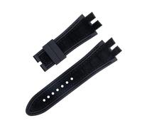 CHCWR Accessori a fascia da orologi in pelle di cinghia in pelle rossa nera rossa nera per la serie di Excalibur Roger Dubuis per la serie Excalibur
