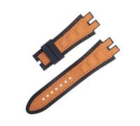 CHCWR Accessori a fascia da orologi in pelle di cinghia in pelle rossa nera rossa nera per la serie di Excalibur Roger Dubuis per la serie Excalibur