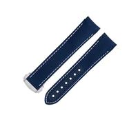 CHCWR Banda di guardia in tessuto in nylon grigio da 20 mm adatto per cinturino Omega per AT150 Seamaster 300 Pianeta Ocean De Ville Speedmaster End Watch Band