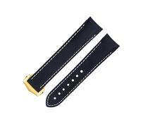 CHCWR Banda di guardia in tessuto in nylon nero da 20 mm adatto per cinturino Omega per AT150 Seamaster 300 Pianeta Ocean De Ville Speedmaster End Watch Band