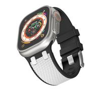 CHCWR Banda di orologio in gomma per fascia da 49 mm 45 mm 44 mm di orologeria in gomma 10 ° 46 mm 42 mm cinghia impermeabile