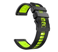 CHCWR Bande di cinturini in silicone per pro 3/3 gps lte smart watchband cinghie da polso bracciale 22mm, lunghezza comoda, regolabile, design moderno, nero, 22 mm, 1 conteggio, unisex