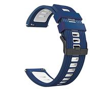 CHCWR Bande di cinturini in silicone per pro 3/3 gps lte smart watchband cinghie da polso bracciale 22mm, lunghezza comoda, regolabile, design moderno, nero, 22 mm, 1 conteggio, unisex