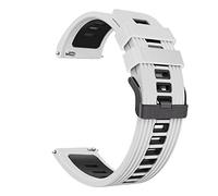 CHCWR Bande di cinturini in silicone per pro 3/3 gps lte smart watchband cinghie da polso bracciale 22mm, lunghezza comoda, regolabile, design moderno, nero, 22 mm, 1 conteggio, unisex