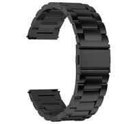 CHCWR Bande di orologi a catena in metallo a rilascio rapido, braccialetto cinghia di orologio da orologio in acciaio inossidabile 18 mm, 19 mm, 20 mm, 22 mm per uomini donne