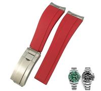 CHCWR Bande di orologi in silicone da 20 mm da 21 mm per il maestro di yacht sottomariner oysterflex daytona watchband cinghia