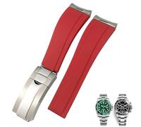 CHCWR Bande di orologi in silicone da 20 mm da 21 mm per il maestro di yacht sottomariner oysterflex daytona watchband cinghia