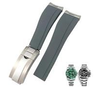 CHCWR Bande di orologi in silicone da 20 mm da 21 mm per il maestro di yacht sottomariner oysterflex daytona watchband cinghia