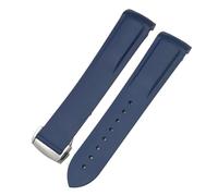 CHCWR Bande di orologi in silicone in gomma per Omega Seamaster 300 Speedmaster Brand Brandband Blue Black Orange 20mm 21mm 22mm