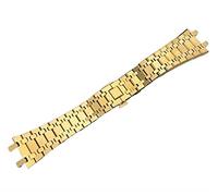 CHCWR Black Watchband in argento in argento 21mm 26mm uomo Donne Bracciale a banda di orologio in acciaio inossidabile per fibbia pieghevole con cinturino in quercia reale