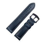 CHCWR Bracciale da orologio in pelle cerata italiana vintage Bracciale 18mm 20mm 22mm 24mm Accessori da polso cinturino