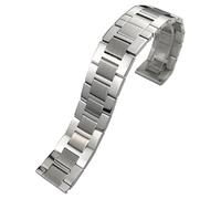 CHCWR Braccialetti da 20 mm in acciaio inossidabile , per serbatoio braccialetti santos uomini da donna accessori per orologio solido