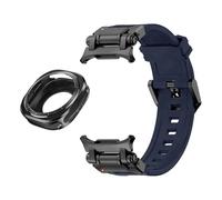 CHCWR Cantura di fluorobber di custodia in metallo per orologio galassy 7 cover di copertura di protezione in metallo ultra 47 mm Bracciale sportivo per Galaxy Ultra 47mm FKM