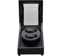 CHCWR Caricatore automatico per orologi, può ospitare 2 orologi, scatola a carica automatica importata, cuscini da tavolo morbidi e flessibili, importati