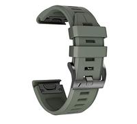 CHCWR Cingcio di orologi in silicone QuickFit per Fenix 7 7x 6 6x Pro 5x 5 3HR Enduro 935 945 D2 Banda di orologi intelligenti 26 mm Bracciale (colore: arancione, dimensione: 22 mm Fenix 6 6pro)