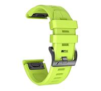 CHCWR Cingcio di orologi in silicone QuickFit per Fenix 7 7x 6 6x Pro 5x 5 3HR Enduro 935 945 D2 Banda di orologi intelligenti 26 mm Bracciale (colore: arancione, dimensione: 22 mm Fenix 6 6pro)