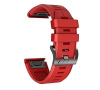 CHCWR Cingcio di orologi in silicone QuickFit per Fenix 7 7x 6 6x Pro 5x 5 3HR Enduro 935 945 D2 Banda di orologi intelligenti 26 mm Bracciale (colore: arancione, dimensione: 22 mm Fenix 6 6pro)