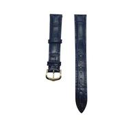 CHCWR Cinghia di orologio in pelle compatibile con braccialetto da 12-20 mm da uomo da 12-20 mm da uomo (fibbia d'argento verde, 21 mm)