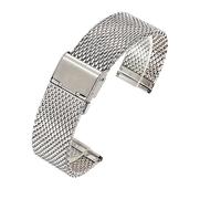 CHCWR Cinghia in acciaio inossidabile in acciaio inossidabile 18 mm 20 mm 22 mm 24 mm 1.0 filo spesso cnocchia di orologi lunghezza regolabile accessori per orologi