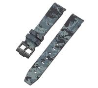 CHCWR Cinghia mimetico per omega per scambiati canottiere da lunice in silicone in gomma silicone da uomo con accessorio per orologi per orologi per orologi 20mm