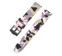 CHCWR Cinghia mimetico per omega per scambiati canottiere da lunice in silicone in gomma silicone da uomo con accessorio per orologi per orologi per orologi 20mm