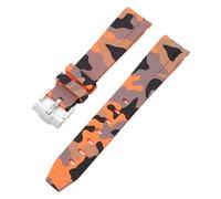 CHCWR Cinghia mimetico per omega per scambiati canottiere da lunice in silicone in gomma silicone da uomo con accessorio per orologi per orologi per orologi 20mm