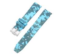 CHCWR Cinghia mimetico per omega per scambiati canottiere da lunice in silicone in gomma silicone da uomo con accessorio per orologi per orologi per orologi 20mm