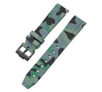 CHCWR Cinghia mimetico per omega per scambiati canottiere da lunice in silicone in gomma silicone da uomo con accessorio per orologi per orologi per orologi 20mm