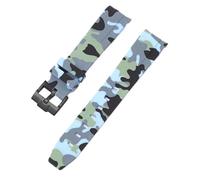 CHCWR Cinghia mimetico per omega per scambiati canottiere da lunice in silicone in gomma silicone da uomo con accessorio per orologi per orologi per orologi 20mm