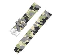 CHCWR Cinghia mimetico per omega per scambiati canottiere da lunice in silicone in gomma silicone da uomo con accessorio per orologi per orologi per orologi 20mm